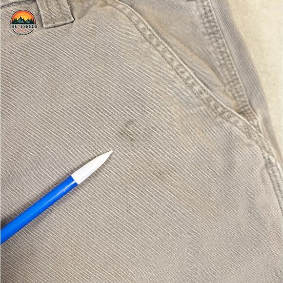 Carhartt Rugged Flex Rigby Cargo Shorts Gray Relaxed Fit Workwear Men's Size 44 - Picture 5 of 7